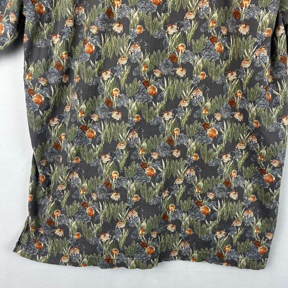 Tori Richard Honolulu Hawaiian Shirt Tropical Fish Made in USA Men's Size M - Picture 8 of 9